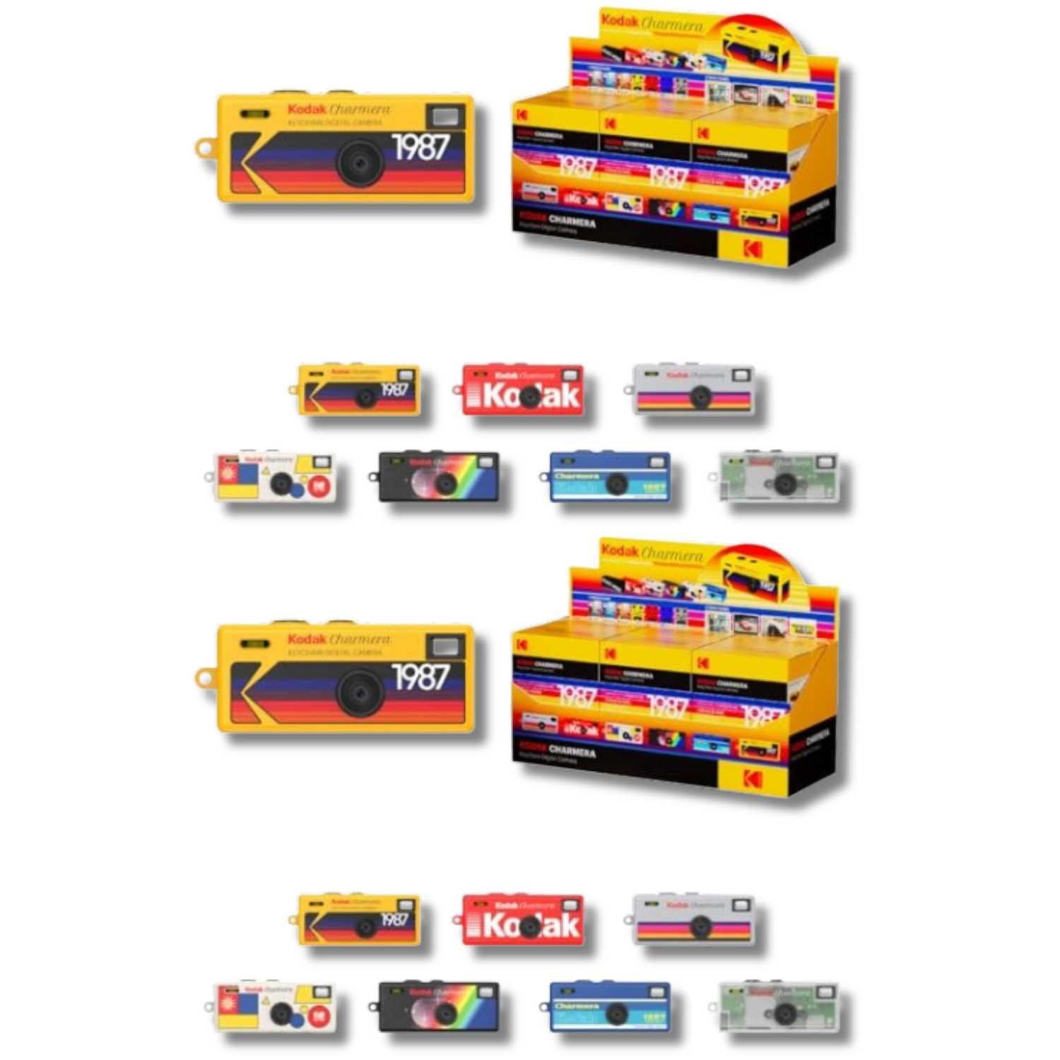 Kodak（コダック） 2個セット KODAK CHARMERA キーチェーン デジタル
