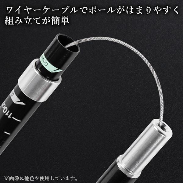 トレッキングポール 2本セット 折りたたみ ストック 軽量 伸縮