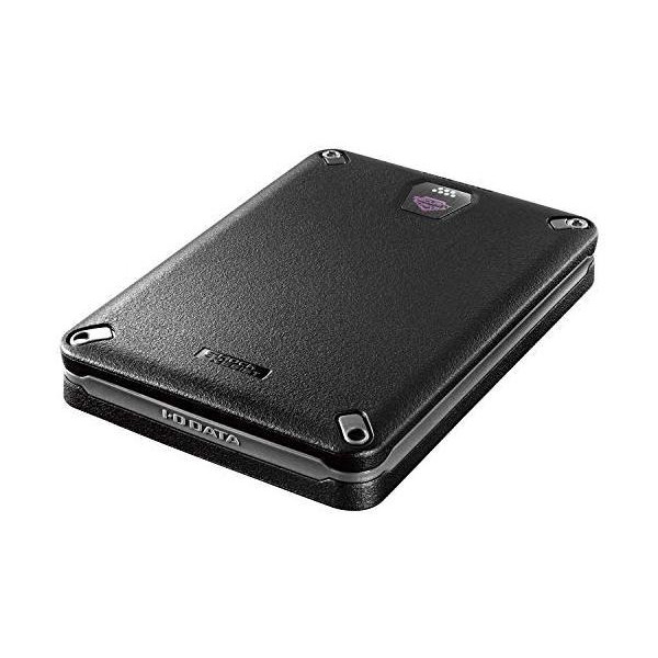 アイ・オー・データ  HDPD-SUTB2S ハードウェア暗号化パスワードロック対応耐衝撃ポータブルSSD 2TB