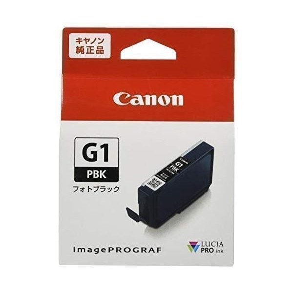 Canon 純正インクタンク PFI-G1フォトブラック PFI-G1PBK 小 : LARGO