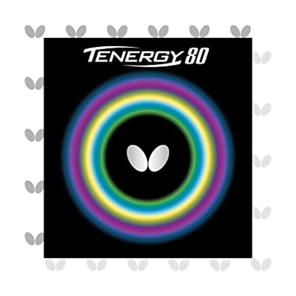 バタフライ(Butterfly) 卓球 ラバー テナジー・80 裏ソフト テンション (スピン) 05930 ブラック 厚 バタフライ（Butterfly） 卓球 ラバー テナジー・80 裏ソフト