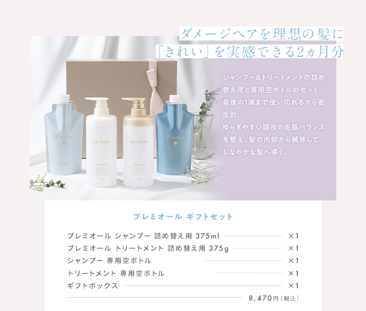 La Sana ラサーナ トリートメント ミニボトル ギフトセット
