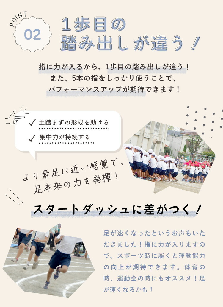 5本指靴下キッズ