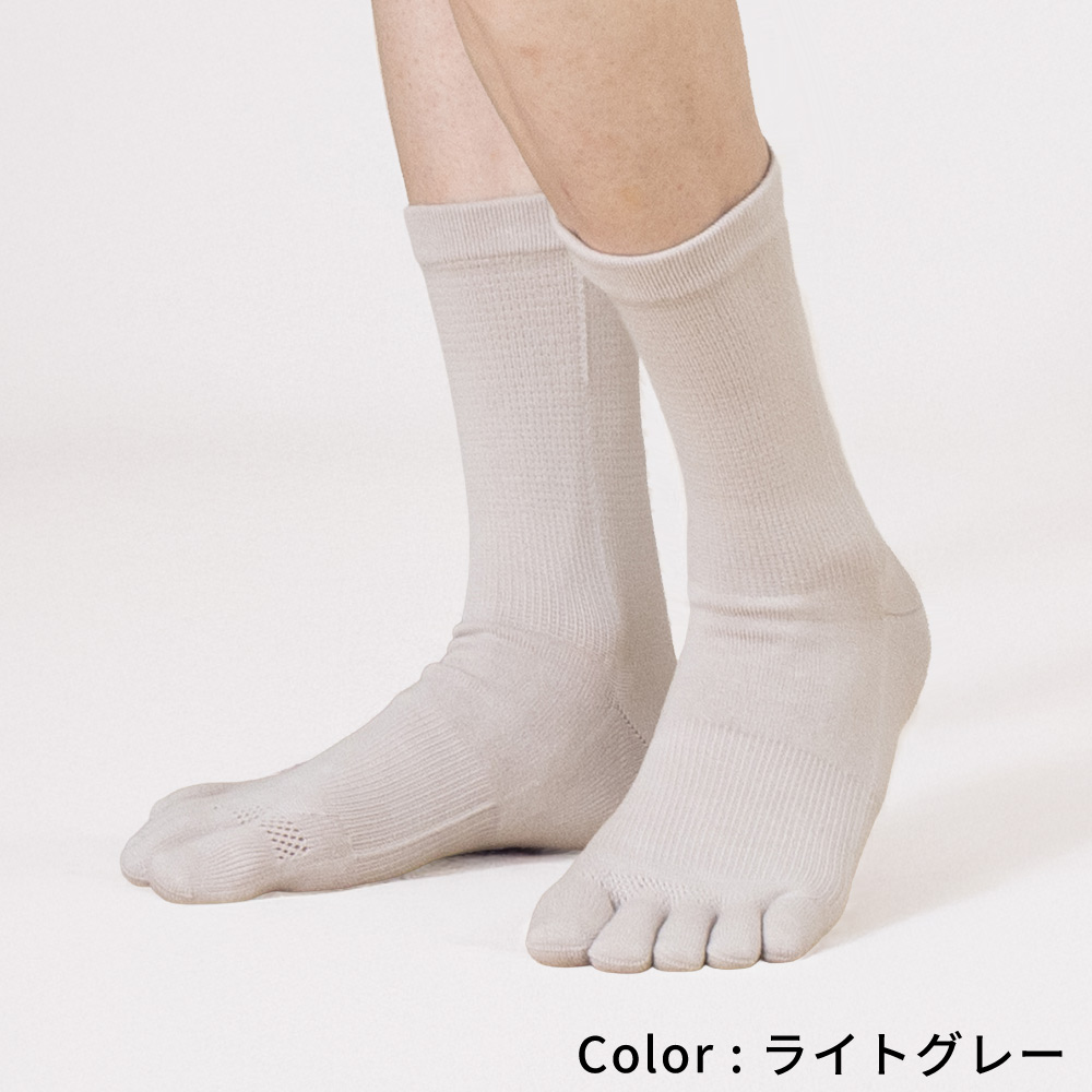 5本指ソックス 22-24cm 24-26cm 26-28cm ホールガーメント クルー 11017 3次元 サポートベーシック 立体 レディース メンズ 五本指 靴下 日本製 |  | 01