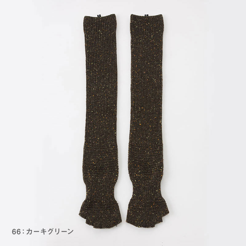 5本指ソックス 23-25cm ロングトレンカ SNUG ネップ ウールブレンド [150309] knitido ニッティド ヨガ ピラティス |  | 04