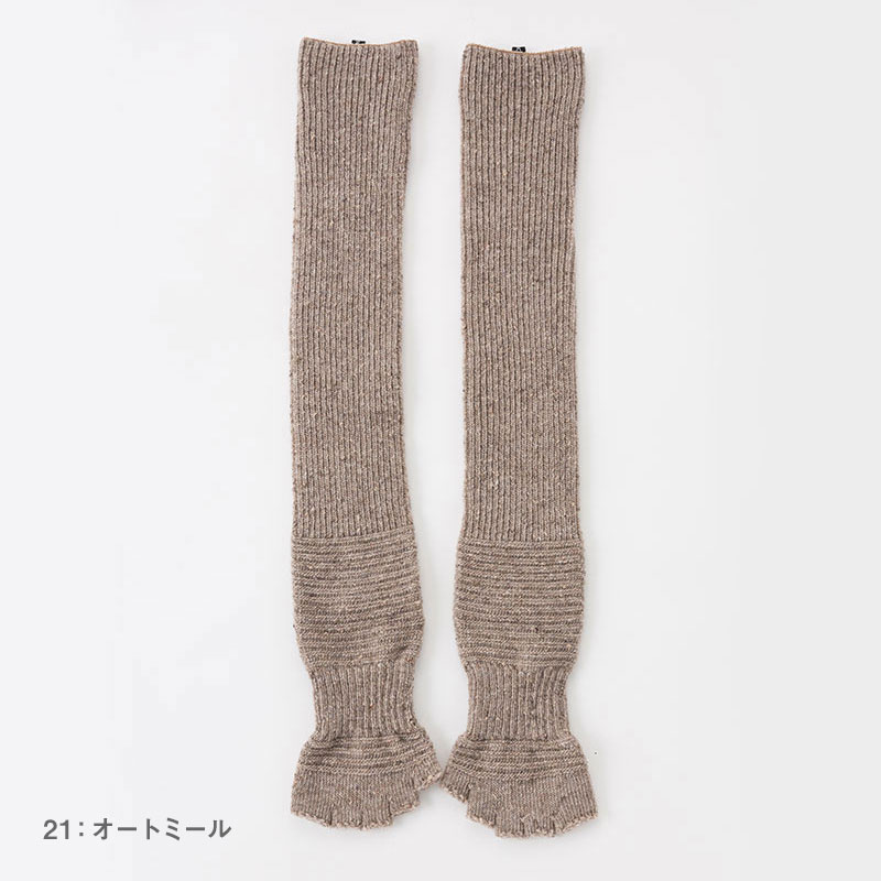 5本指ソックス 23-25cm ロングトレンカ SNUG ネップ ウールブレンド [150309] knitido ニッティド ヨガ ピラティス |  | 02
