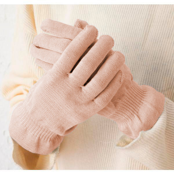 シルク手袋 高級 絹100％ フリーサイズ おやすみ用 20240 婦人
