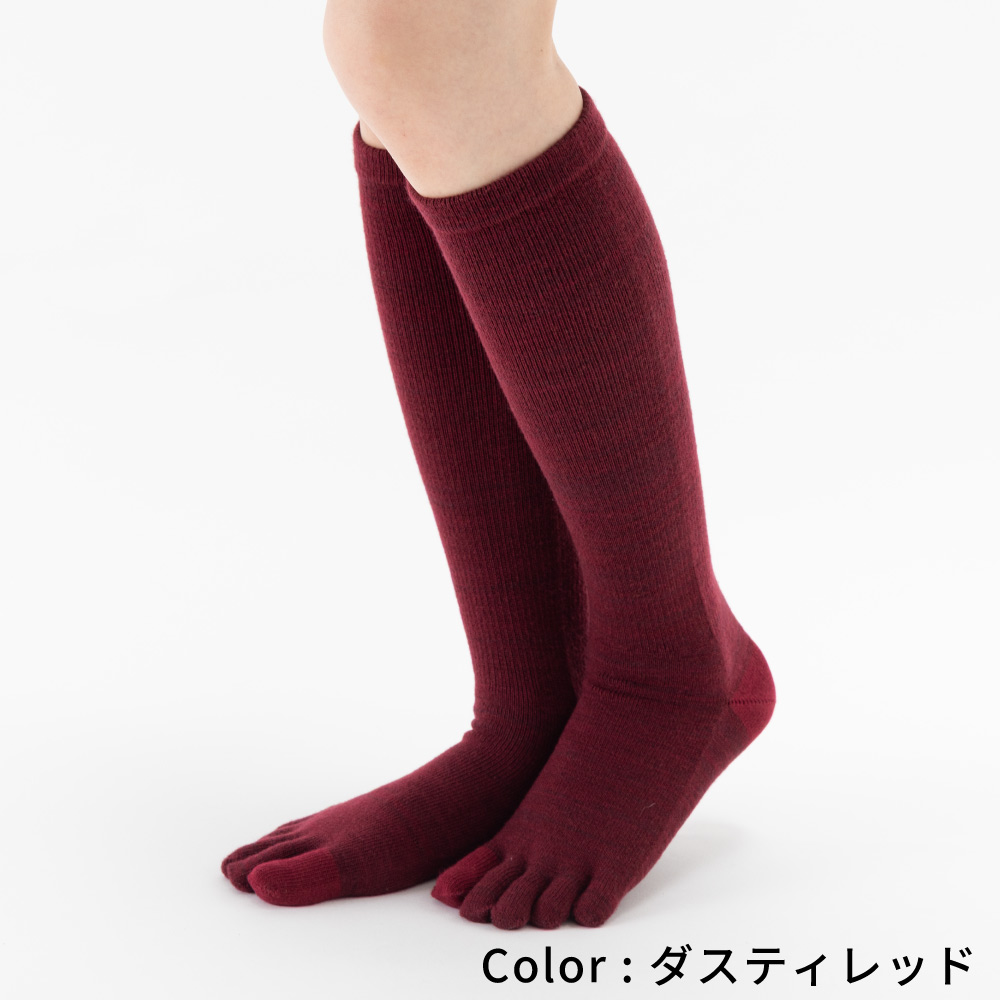5本指ハイソックス 綿＆遠赤外線 引き揃え ゴムなし 22-24cm 24-26cm 41044 ゆったり ぽかぽか ウール 温かい 五本指 靴下 五本指靴下 五本指ソックス |  | 03