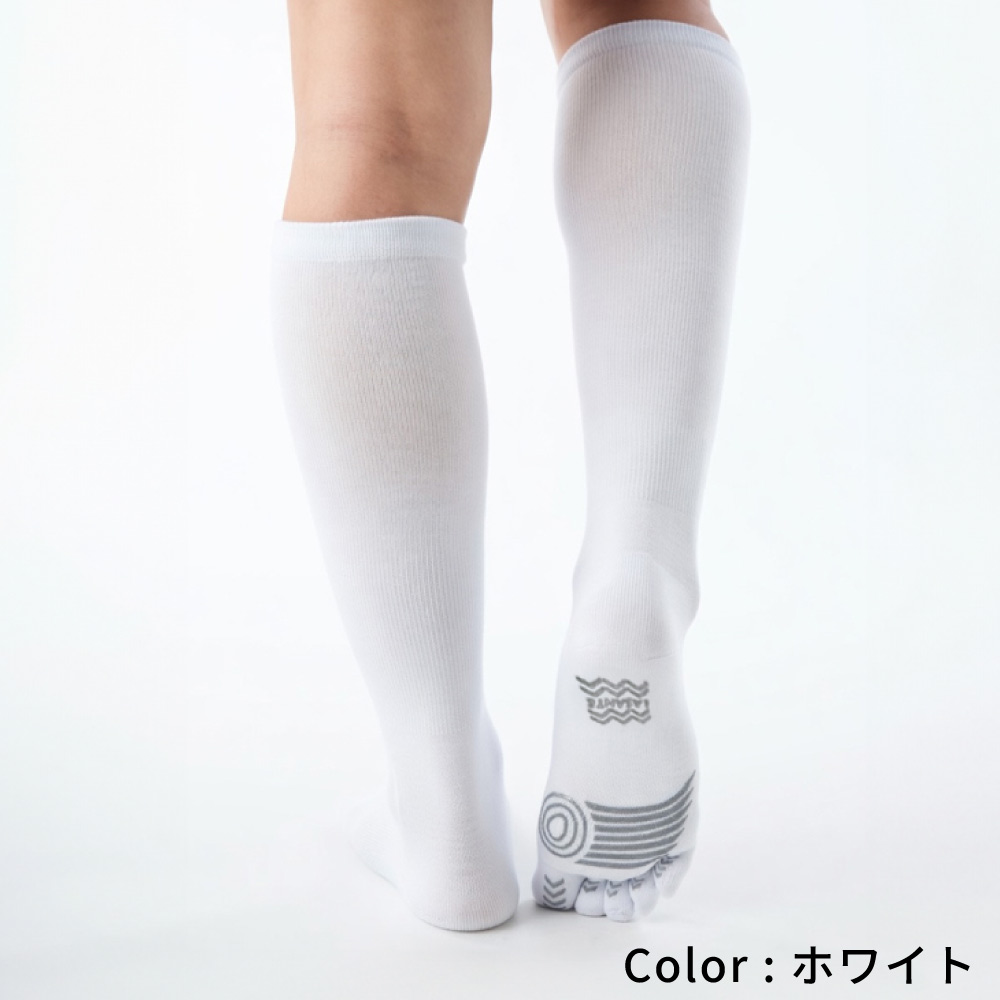 5本指 ハイソックス 24-26cm 26-28cm 28-30cm 滑り止め 抗菌防臭加工