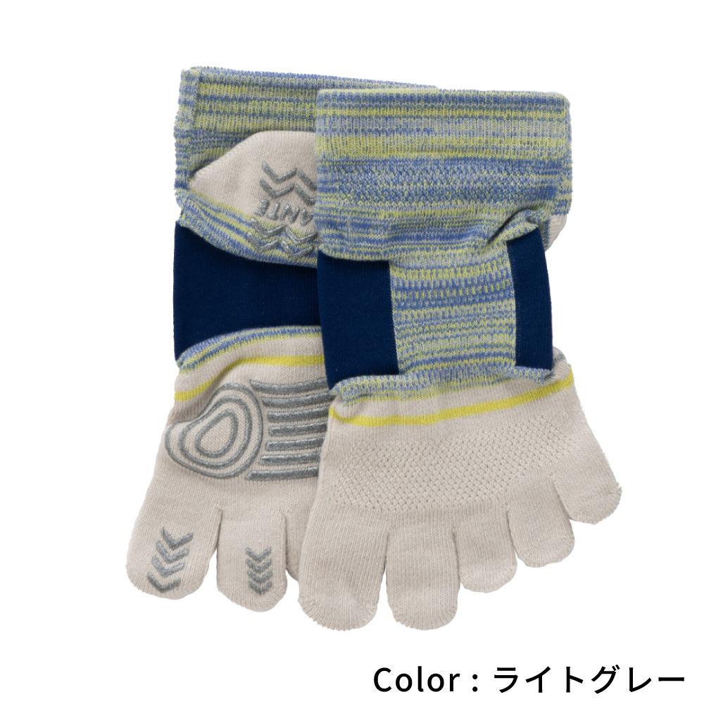 5本指ソックス くるぶし丈 22-24cm 24-26cm 26-28cm サポート 滑り止め