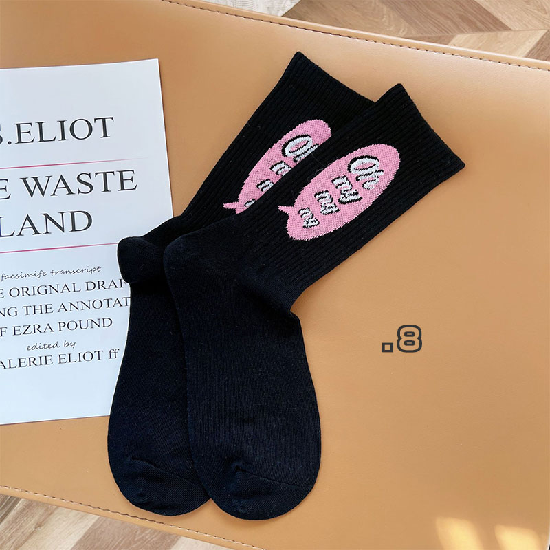 ソックス 靴下 クルーソックス ポップロゴ ストリート メンズ レディース 男性 女性 おしゃれ オシャレ かわいい |  | 08