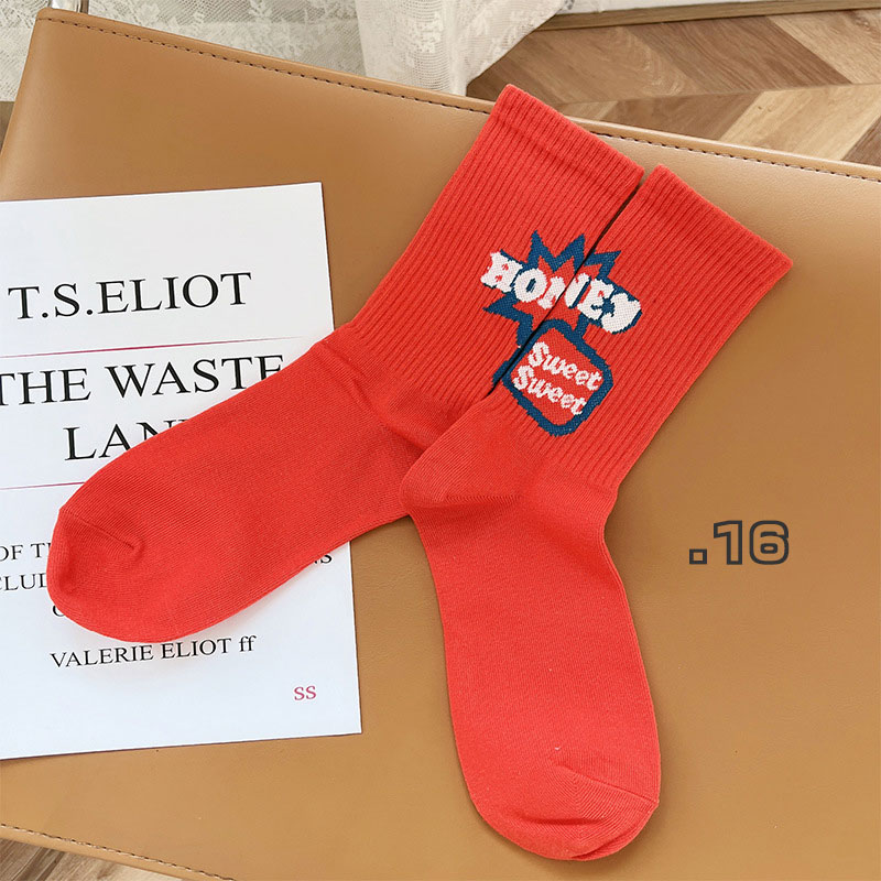 ソックス 靴下 クルーソックス ポップロゴ ストリート メンズ レディース 男性 女性 おしゃれ オシャレ かわいい |  | 16