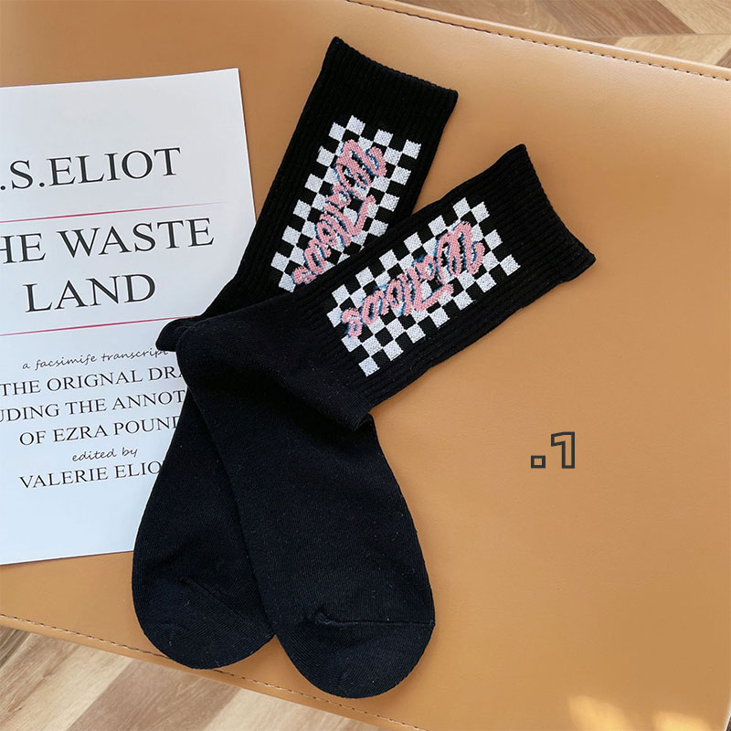 ソックス 靴下 クルーソックス ポップロゴ ストリート メンズ レディース 男性 女性 おしゃれ オシャレ かわいい |  | 01