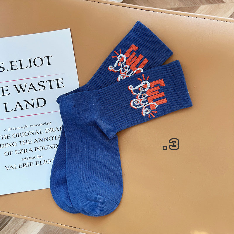 ソックス 靴下 クルーソックス ポップロゴ ストリート メンズ レディース 男性 女性 おしゃれ オシャレ かわいい |  | 03