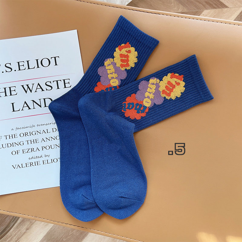 ソックス 靴下 クルーソックス ポップロゴ ストリート メンズ レディース 男性 女性 おしゃれ オシャレ かわいい |  | 05