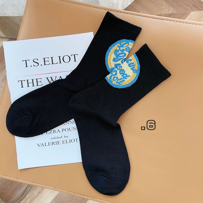 ソックス 靴下 クルーソックス ポップロゴ ストリート メンズ レディース 男性 女性 おしゃれ オシャレ かわいい |  | 06