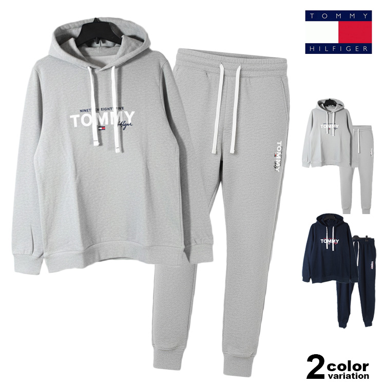 トミーヒルフィガー　裏起毛　グレー　スウェット TOMMY HILFIGER（トミー・ヒルフィガー） セットアップ スウェット