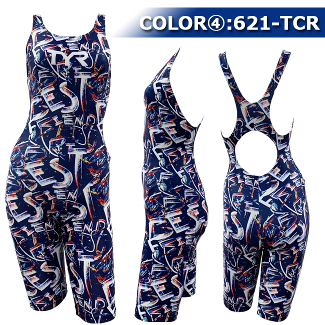 TYR ティア 水着 練習用 フィットネス トレーニング レディース 水着 オールインワン スパッツスーツ レッグスーツ 大きいサイズ対応_4