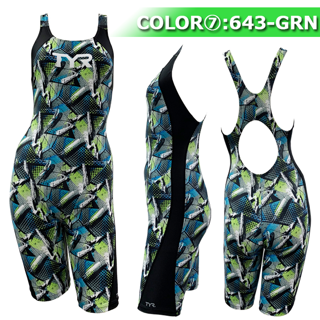 TYR ティア 水着 練習用 フィットネス トレーニング レディース 水着 オールインワン スパッツスーツ レッグスーツ 大きいサイズ対応_7