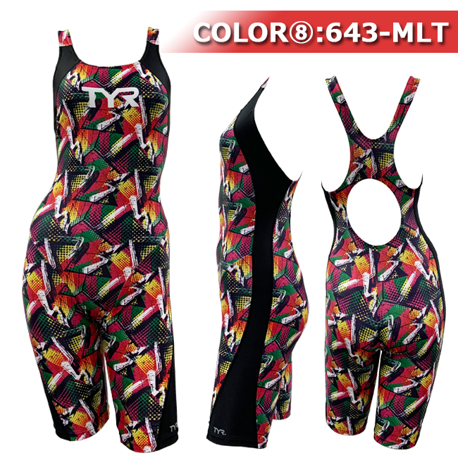 TYR ティア 水着 練習用 フィットネス トレーニング レディース 水着 オールインワン スパッツスーツ レッグスーツ 大きいサイズ対応_8