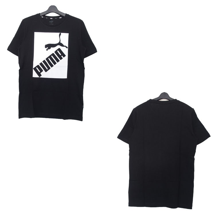 PUMA プーマ Tシャツ 半袖 BIG LOGO ボックスロゴ メンズ 大きい