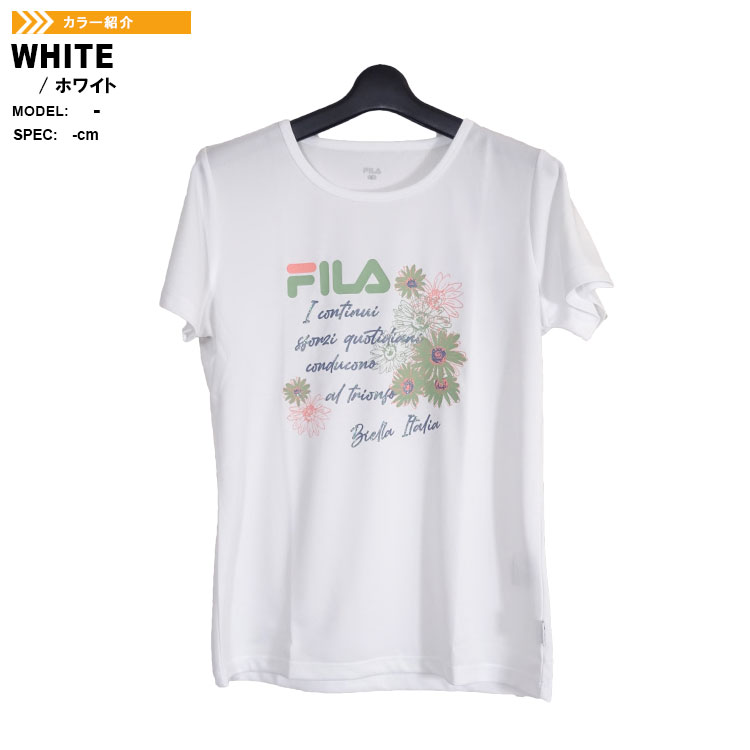 FILA フィラ 半袖 Tシャツ レディース 吸水速乾 UV対策 吸汗 ドライ フィット トレーニングシャツ ランニング ダンス フィットネス  :fl6507:LATTACHE(ラタッシュ) - 通販 - Yahoo!ショッピング