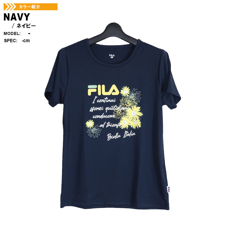 FILA フィラ 半袖 Tシャツ レディース 吸水速乾 UV対策 吸汗 ドライ フィット トレーニングシャツ ランニング ダンス フィットネス  :fl6507:LATTACHE(ラタッシュ) - 通販 - Yahoo!ショッピング