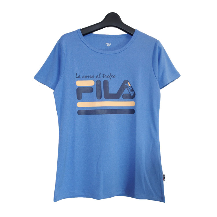 FILA 半袖 Tシャツ レディース 吸水速乾 UV対策 ドライ フィット トレーニングシャツ ラン...