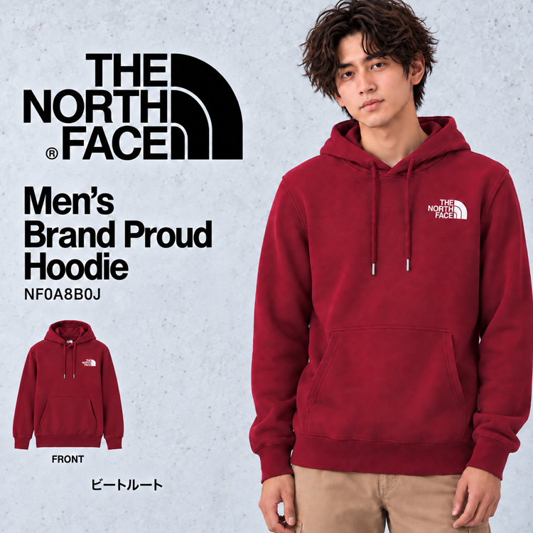 THE NORTH FACE メンズパーカー（色：レッド系）｜トップス