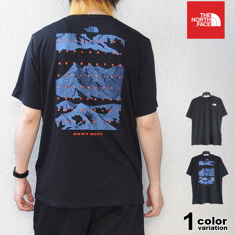 海外限定モデル ザ ノースフェイス THE NORTH FACE Tシャツ 半袖 速乾 バックプリント ロゴ EUライン | THE NORTH FACE | 01