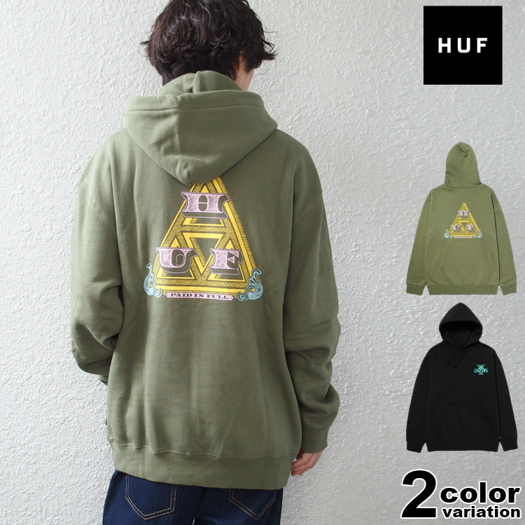 HUF（ハフ） パーカー スウェット プルオーバー 長袖 メンズ PAID IN