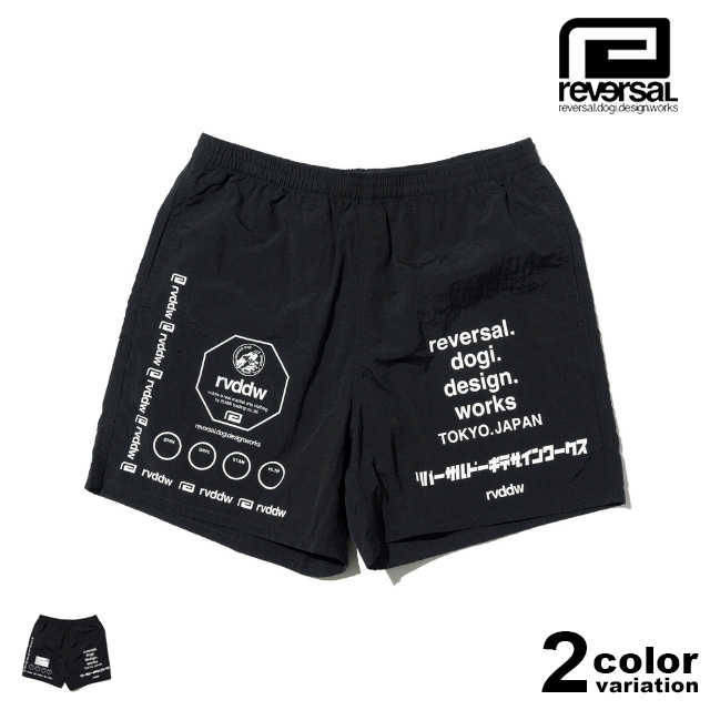 リバーサル ショートパンツ ジャージ ショーツ reversal MULTI LOGO NYLON SHORTS メンズ ボトムス トレーニング 格闘技 | reversal | 01