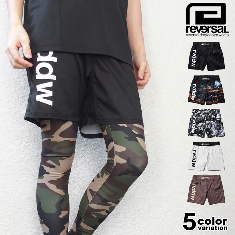 reversal リバーサル ショートパンツ ファイト ショーツ 水陸両用 スイムウェア rvddw FIGHT SHORTS メンズ ボトムス｜lattachey｜02