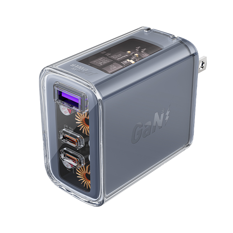 AceFast 急速充電器 クリアカラー 透明 可愛い おしゃれ 65w チャージャー ACアダプター USB-C USB-A 3台同時充電 急速充電 Type-C Type-A iPhone17 |  | 04