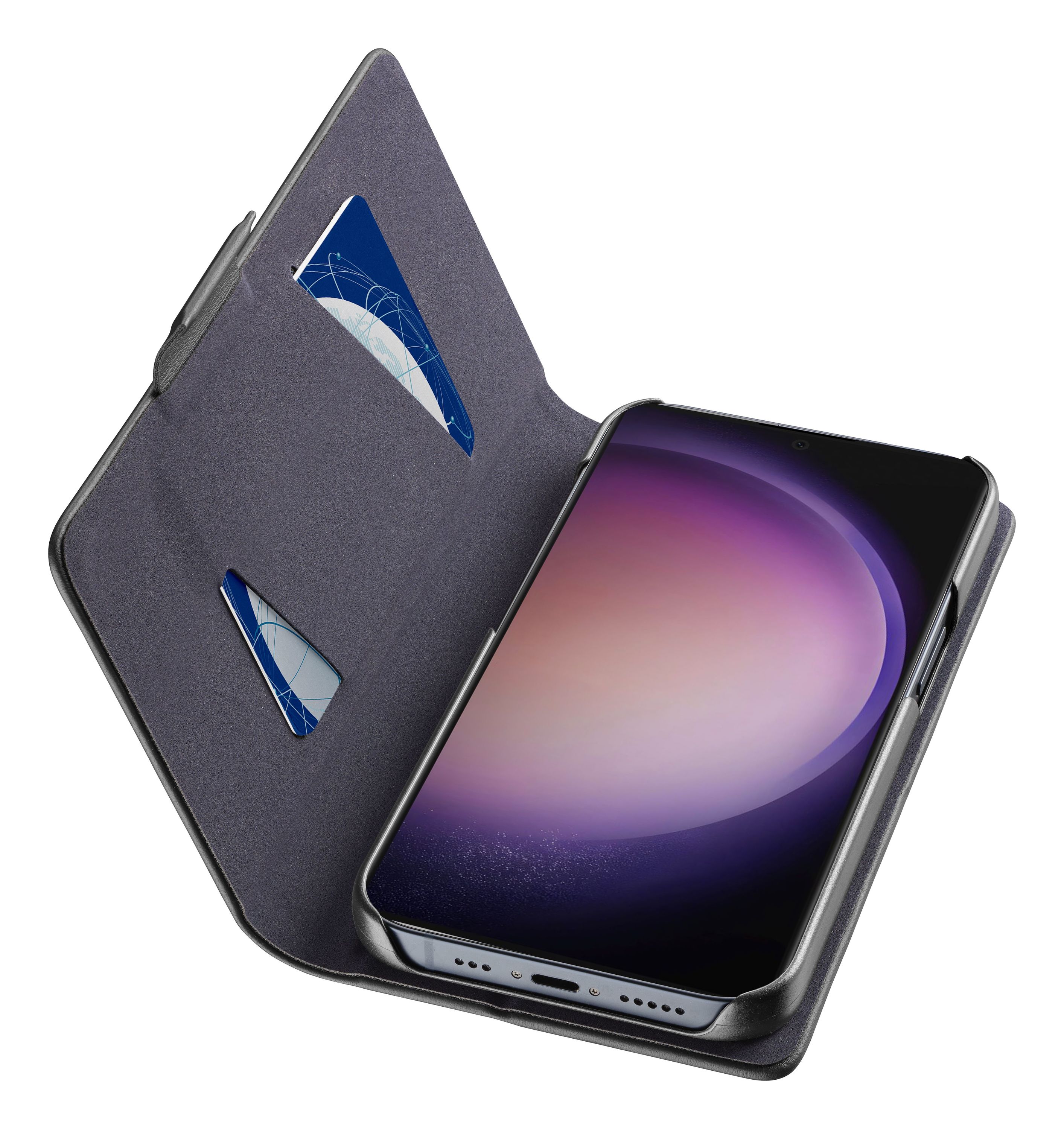 Galaxy S24 FE Ultra GalaxyS24FE GalaxyS24 S23 ケース 手帳型 ギャラクシー マグネット カードポケット イタリア Cellularline セルラーライン ブランド |  | 03