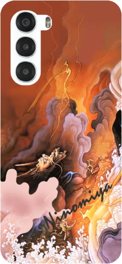 nubia nubia S 5G A403ZT ヌビアS らふら 名入れ スマホケース 和柄 龍