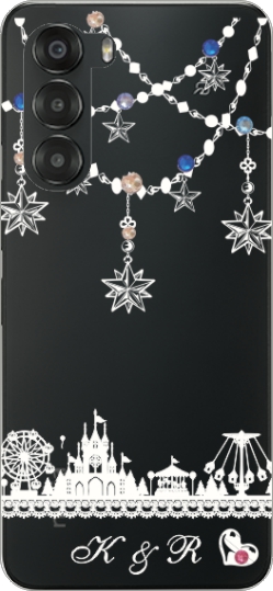 nubia nubia S 5G A403ZT ヌビアS らふら 名入れ スマホケース ライン