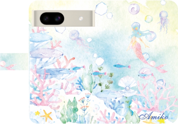 Google Pixel8a ケース 手帳型 グーグルピクセル8a らふら ファンタジー | Google Pixel | 11