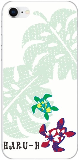 iPhone 8 iPhone8 ケース アイフォン8 カバー らふら ハワイアン