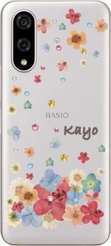 BASIO active3 KYG04 ベイシオアクティブ3 らふら 名入れ スマホケース