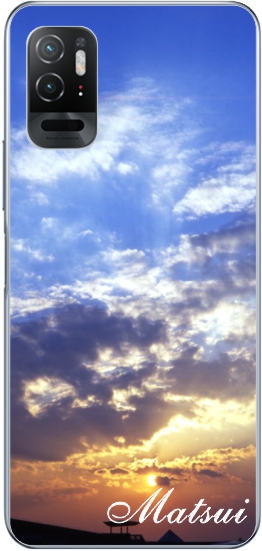 Redmi Xiaomi Note10T A101xm レッドミーノート10T らふら 名入れ