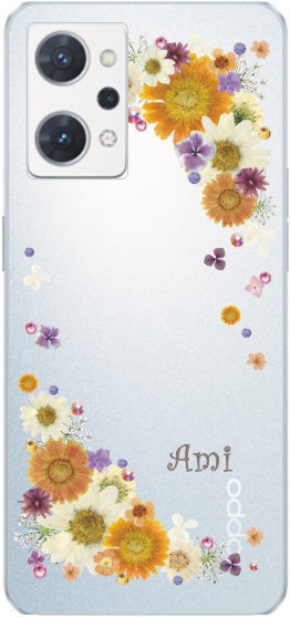 Reno OPPO Reno7A オッポ レノ7A らふら 名入れ スマホケース