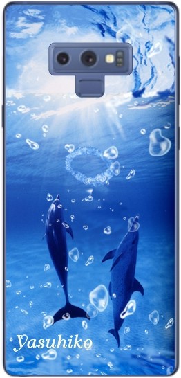 Galaxy Note9 ケース SC-01L SCV40 ギャラクシーノート9 カバー らふら 名入れ シンプル ナチュラルデザイン｜laugh-life｜05