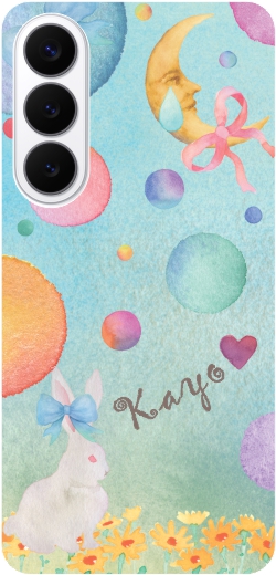 うさぎ携帯パーツ Galaxy S S26+ SC-52G SCG38 SM-S947Z ギャラクシーS26+ らふら 名入れ