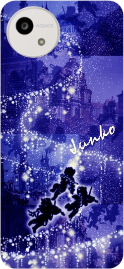 AQUOS wish wish5 アクオスウィッシュ5 SH-52F A502SH らふら 名入れ