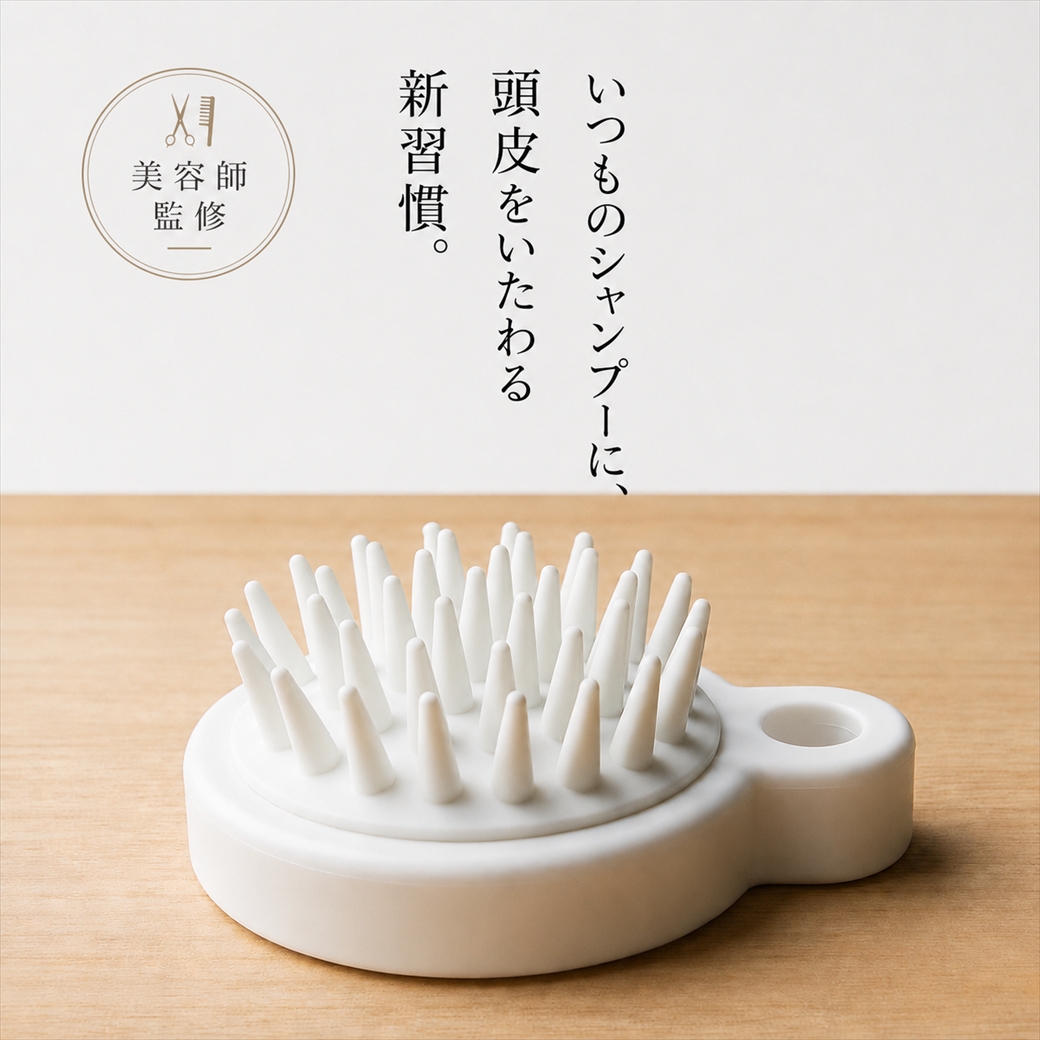 美容師監修】スカルプブラシ シャンプーブラシ 頭皮ブラシ 頭皮