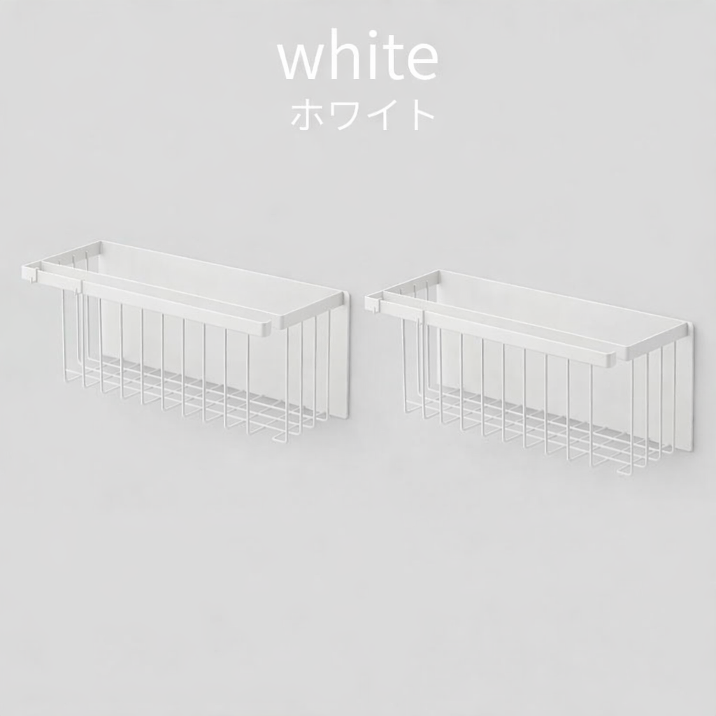 バスラック マグネット お風呂 収納 浮かせる 2個セット シャンプーラック 強力 磁石 ワイド おしゃれ 浴室ラック お風呂ラック | ブランド登録なし | 01