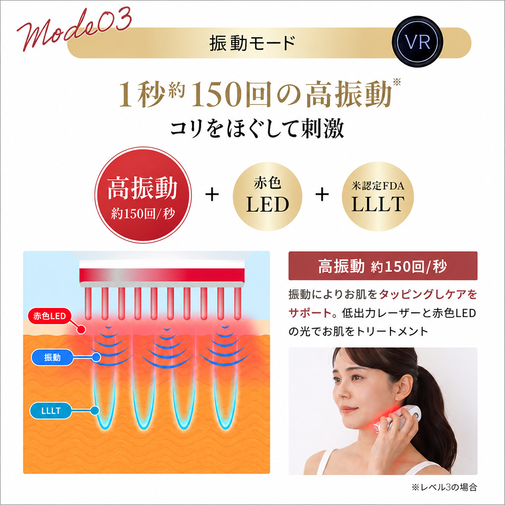 LAVIE（ラヴィ） 電気ブラシ 美顔器 EMSリフトケア 頭皮ケア LLLT RF