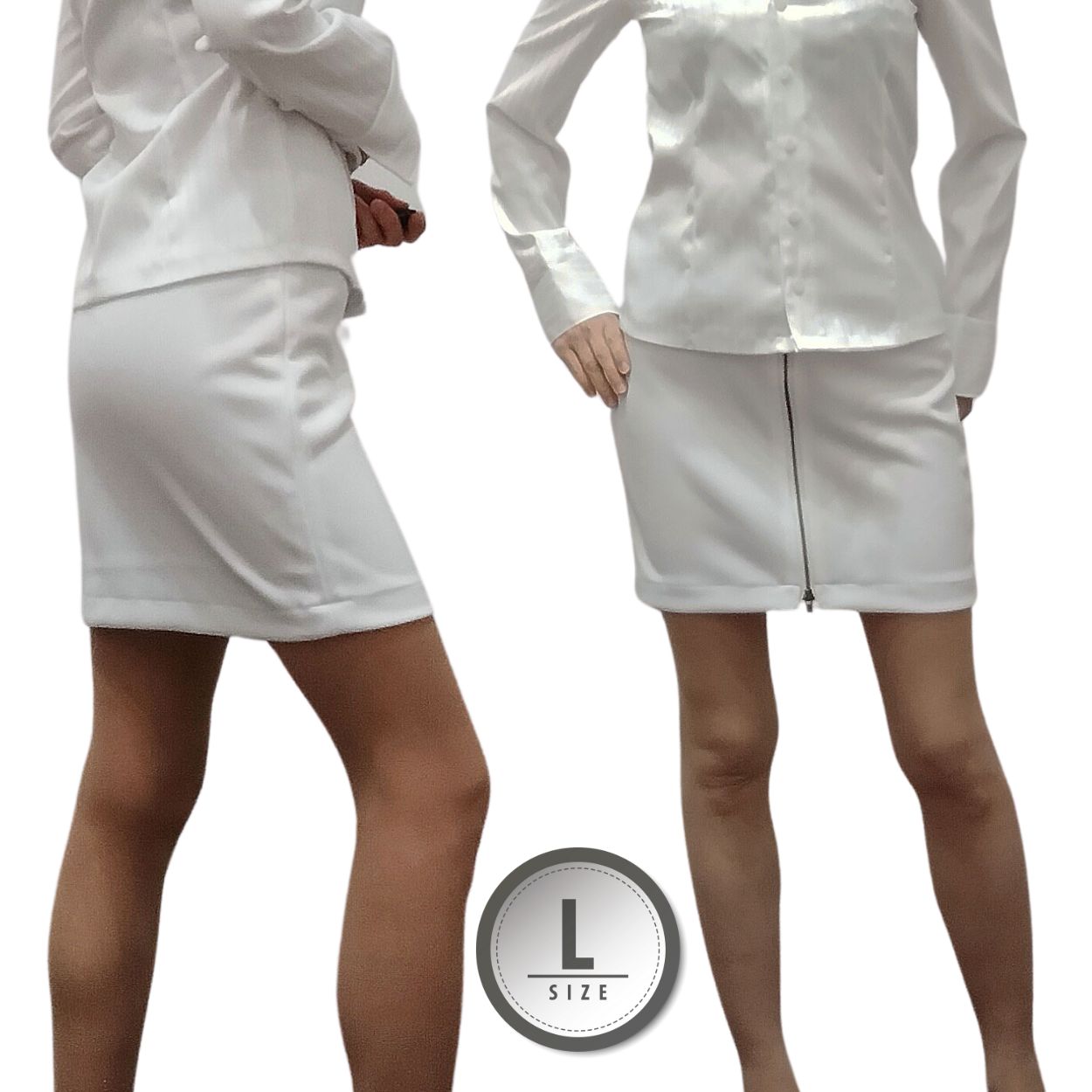 白スカート 透けるスカート Sサイズ Mサイズ Lサイズ マイクロミニスカート ストレッチ ピタピタ...