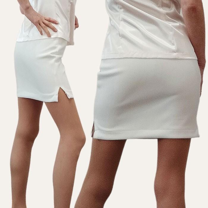 マイクロミニスカート 透けるスカート セクシースカート 白 - コスプレ